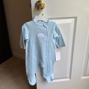 Little Me “welcome to the world” footies with hat